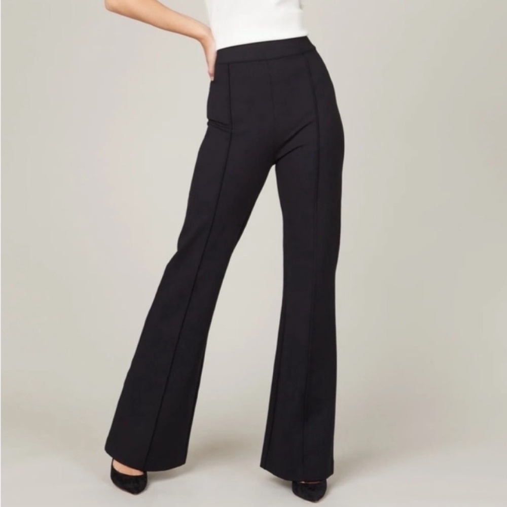 NEW Spanx The Perfect Pant, Hi-Rise Flare black medium